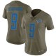 Camiseta NFL Limited Mujer Detroit Lions 9 Stafford 2017 Salute To Service Verde