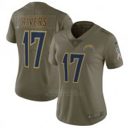 Camiseta NFL Limited Mujer Los Angeles Chargers 17 Rivers Verde