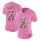 Camiseta NFL Limited Mujer Minnesota Vikings 14 Stefon Diggs Rosa 2017 Vapor Untouchable