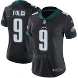 Camiseta NFL Limited Mujer Philadelphia Eagles 9 Poles Negro