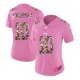 Camiseta NFL Limited Mujer San Francisco 49ers 10 Jimmy Garoppolo Rosa 2017 Vapor Untouchable