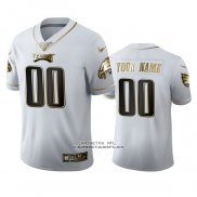 Camiseta NFL Limited Philadelphia Eagles Personalizada Golden Edition Blanco