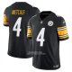 Camiseta NFL Limited Pittsburgh Steelers DK Metcalf Vapor F.U.S.E. Negro