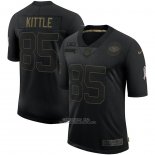 Camiseta NFL Limited San Francisco 49ers Kittle 2020 Salute To Service Negro
