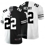 Camiseta NFL Limited Tennessee Titans Henry White Black Split