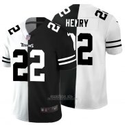 Camiseta NFL Limited Tennessee Titans Henry White Black Split