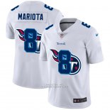 Camiseta NFL Limited Tennessee Titans Mariota Logo Dual Overlap Blanco