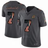 Camiseta NFL Limited Washington Commanders Haskins Jr Retro Flag Negro