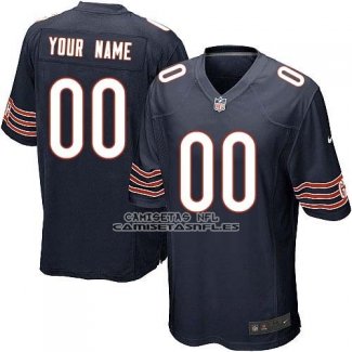 Camiseta NFL Nino Chicago Bears Personalizada Azul