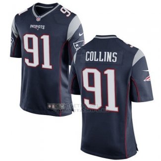 Camiseta New England Patriots Collins Negro Nike Game NFL Hombre