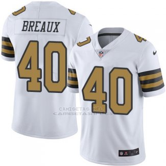 Camiseta New Orleans Saints Breaux Blanco Nike Legend NFL Hombre
