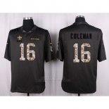 Camiseta New Orleans Saints Coleman Apagado Gris Nike Anthracite Salute To Service NFL Hombre