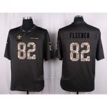 Camiseta New Orleans Saints Fleener Apagado Gris Nike Anthracite Salute To Service NFL Hombre Camiseta New Orleans Saints Fleener Apagado Gris Nike Anthracite Salute To Service NFL Hombre