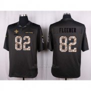 Camiseta New Orleans Saints Fleener Apagado Gris Nike Anthracite Salute To Service NFL Hombre