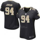 Camiseta New Orleans Saints Jordan Negro Nike Game NFL Mujer