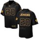 Camiseta New York Giants Jenkins 2016 Negro Nike Elite Pro Line Gold NFL Hombre