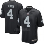 Camiseta Oakland Raiders Carr Negro Nike Game NFL Hombre
