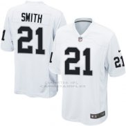 Camiseta Oakland Raiders Smith Blanco Nike Game NFL Hombre