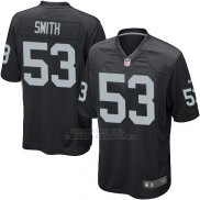 Camiseta Oakland Raiders Smith Negro Nike Game NFL Nino