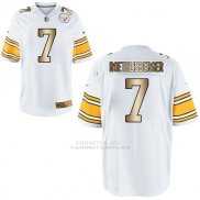Camiseta Pittsburgh Steelers Roethlisberger Blanco Nike Gold Game NFL Hombre