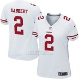 Camiseta San Francisco 49ers Gabbert Blanco Nike Game NFL Mujer