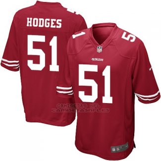 Camiseta San Francisco 49ers Hooges Rojo Nike Game NFL Hombre