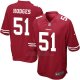 Camiseta San Francisco 49ers Hooges Rojo Nike Game NFL Hombre