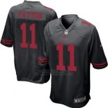 Camiseta San Francisco 49ers Patton Negro Nike Game NFL Hombre