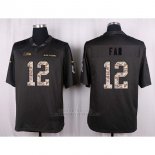 Camiseta Seattle Seahawks Fan Apagado Gris Nike Anthracite Salute To Service NFL Hombre