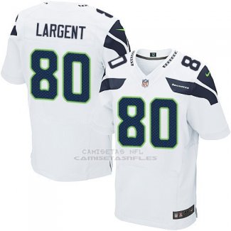 Camiseta Seattle Seahawks Largent Blanco Nike Elite NFL Hombre