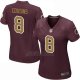 Camiseta Washington Commanders Cousins Marron Nike Game NFL Mujer