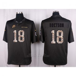 Camiseta Washington Commanders Doctson Apagado Gris Nike Anthracite Salute To Service NFL Hombre