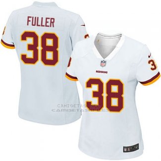 Camiseta Washington Commanders Fuller Blanco Nike Game NFL Mujer