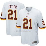 Camiseta Washington Commanders Taylor Blanco Nike Game NFL Hombre