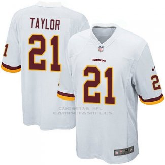 Camiseta Washington Commanders Taylor Blanco Nike Game NFL Nino