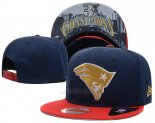 Gorra NFL New England Patriots Azul Gold Naranja
