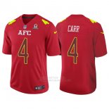 Camiseta AFC Carr Rojo 2017 Pro Bowl NFL Hombre