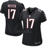 Camiseta Atlanta Falcons Hester Negro Nike Game NFL Mujer