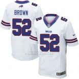 Camiseta Buffalo Bills Brown Blanco Nike Elite NFL Hombre Camiseta Buffalo Bills Brown Blanco Nike Elite NFL Hombre