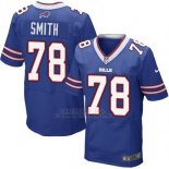 Camiseta Buffalo Bills Smith Azul Nike Elite NFL Hombre