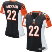 Camiseta Cincinnati Bengals Jackson Negro Nike Game NFL Mujer