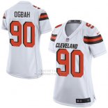Camiseta Cleveland Browns Ogbah Blanco Nike Game NFL Mujer