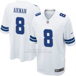 Camiseta Dallas Cowboys Aikman Blanco Nike Game NFL Nino