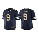 Camiseta Dallas Cowboys Romo Profundo Azul Nike Gold Game NFL Hombre