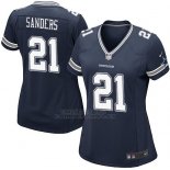 Camiseta Dallas Cowboys Sanders Negro Nike Game NFL Mujer