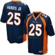 Camiseta Denver Broncos Harris Jr Azul Oscuro Nike Game NFL Hombre