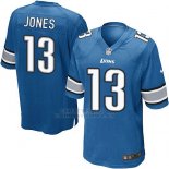 Camiseta Detroit Lions Jones Azul Nike Game NFL Hombre