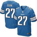 Camiseta Detroit Lions Quin Azul Nike Elite NFL Hombre