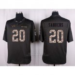 Camiseta Detroit Lions Sanders Apagado Gris Nike Anthracite Salute To Service NFL Hombre