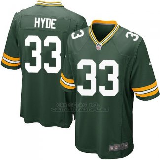 Camiseta Green Bay Packers Hyde Verde Militar Nike Game NFL Hombre